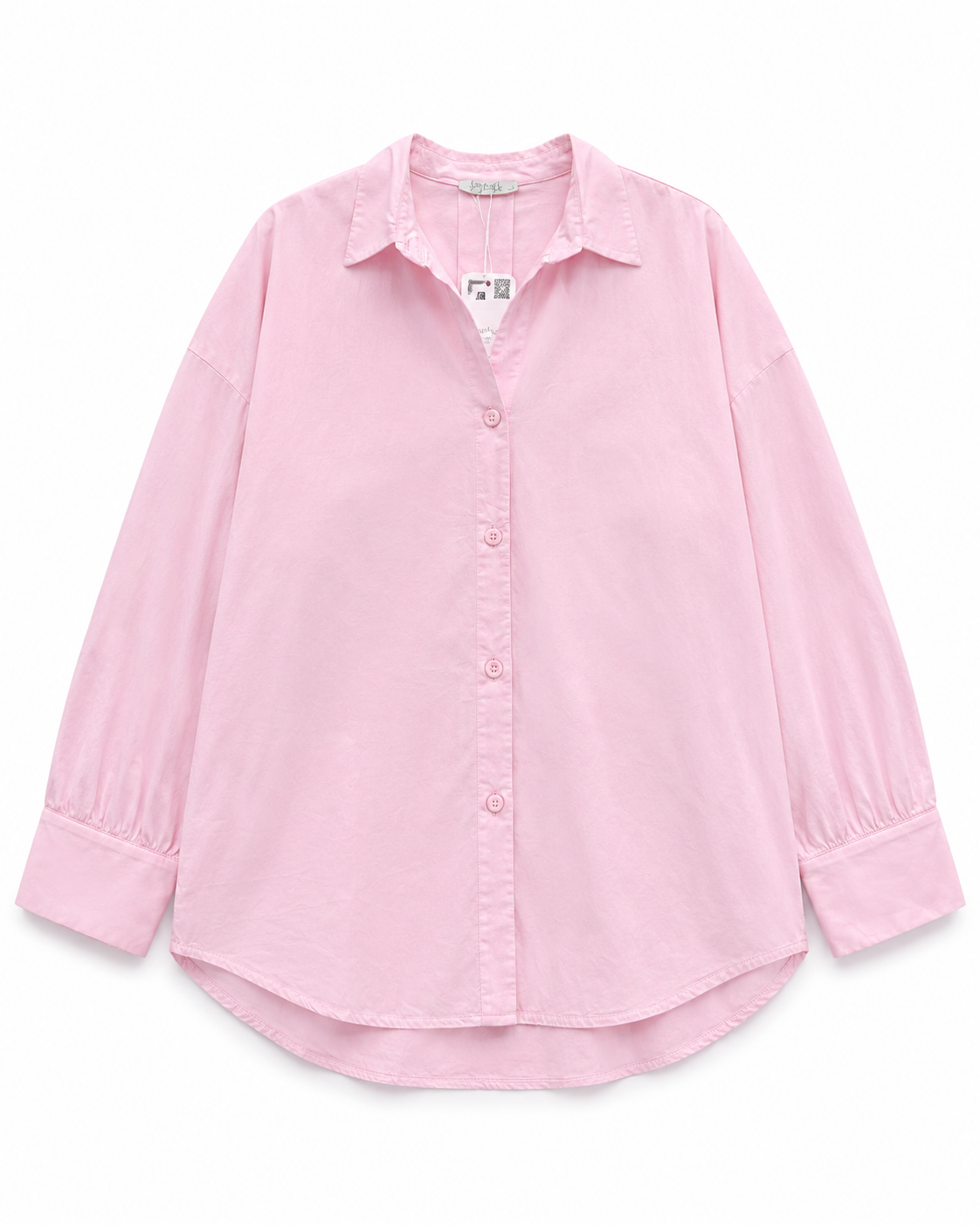 Candy Pink Relaxed Fit Shirt