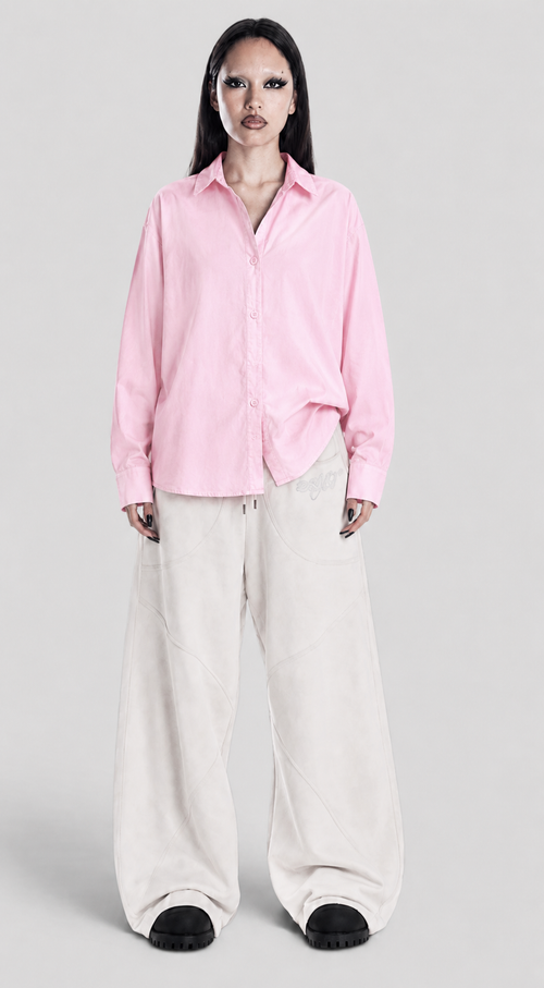 Candy Pink Relaxed Fit Shirt