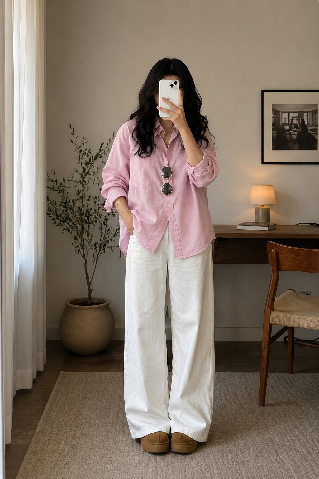 Candy Pink Relaxed Fit Shirt